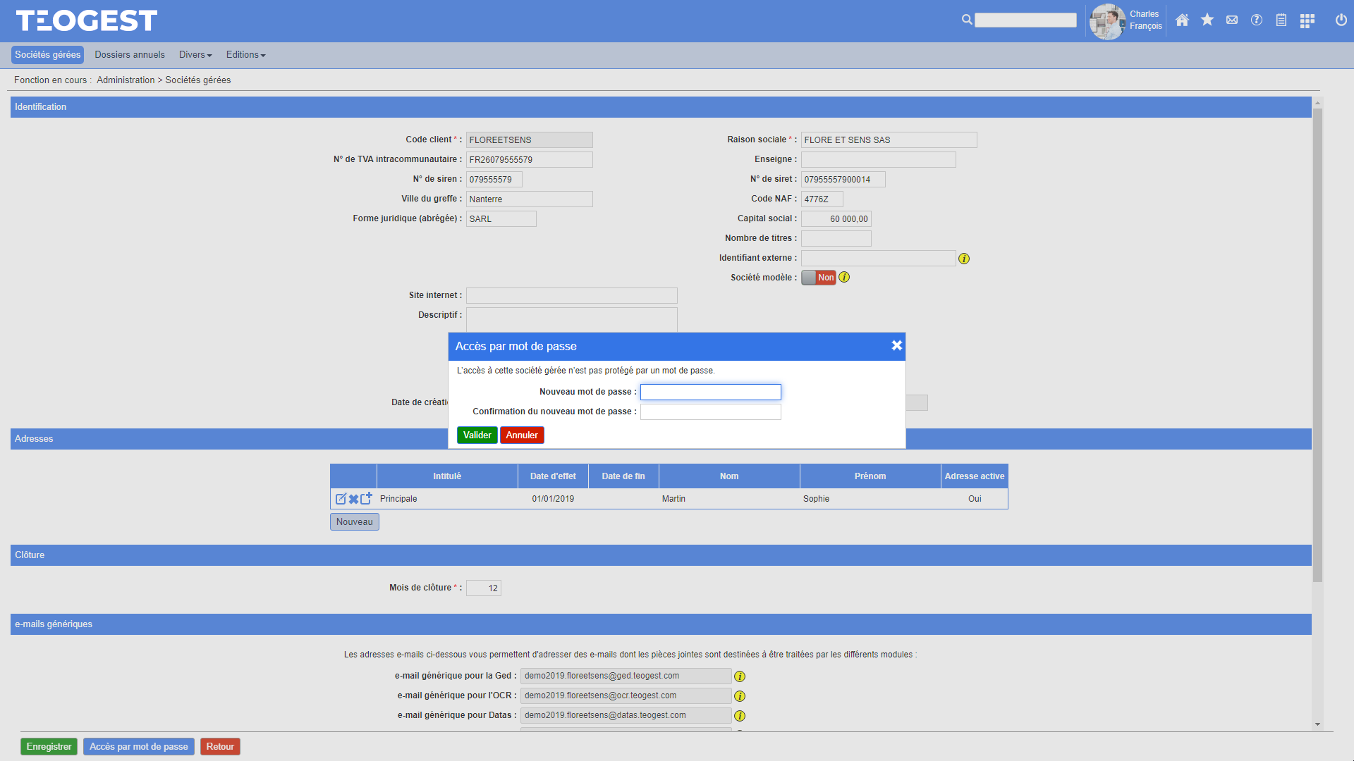 Securisation des dossiers par mot de passe